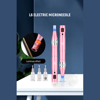 Elektrisk Trådløse 7 Farver LED-Display Derma Pen Ultrima Dermapen Micro Needle Pen Microblading Dr Terapi Pen Ar MTS PMS