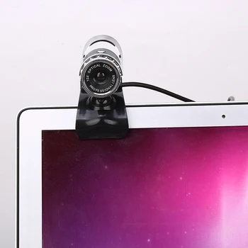 Webcam 480P Video i HD Web-Kamera med Mikrofon USB-Plug and Play-Kamera med Autofokus NC99