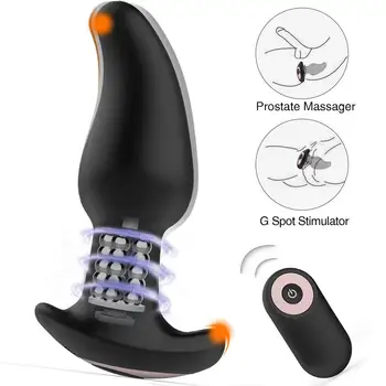 Legetøj vibrerer, træk masturbator pre - glandulær massageapparat dildo shop anus vibrere plug masturbator klitoris stimulation