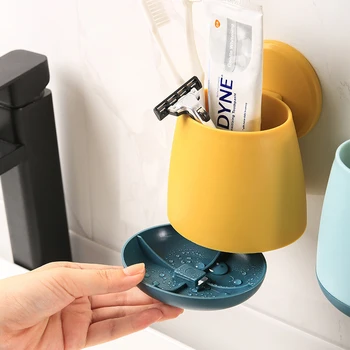 1pc Multifunktionelle Toilet Storage Rack Spisepinde Tandbørste Punch-gratis Hylden-Produkter Problemfri Hylde Køkken Badeværelse Opbevaring
