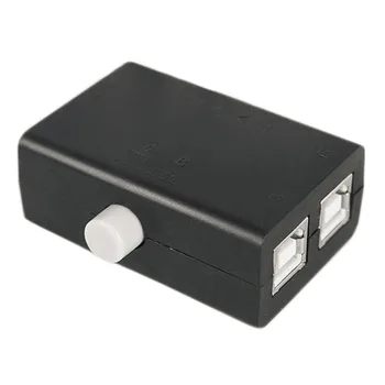 USB-Deling Del Switch Box-Hub Med 2 Porte, PC, Computer, Scanner, Printer Manuel Hot Fremme Engros