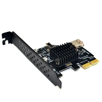 USB-3.1 Front Type-E udvidelseskort 20PIN PCI-E 4X 8X 16X 10Gbps Adapter Raiser Kort ASM3142 Win XP/7/8/10/LINUX