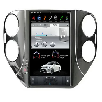 Android 9.0 Tesla stil Bilen Ikke DVD-Afspiller, GPS-Navigation Til VW Tiguan 2010-2011 2012 2013 - 2019 hovedenhed mms