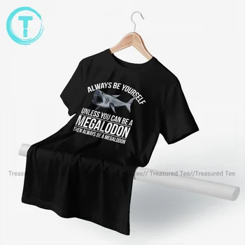 Haj Tshirt Sjove 100 Procent Bomuld Kort Ærme T-Shirt med Print Basic T-Shirt Mandlige 4XL
