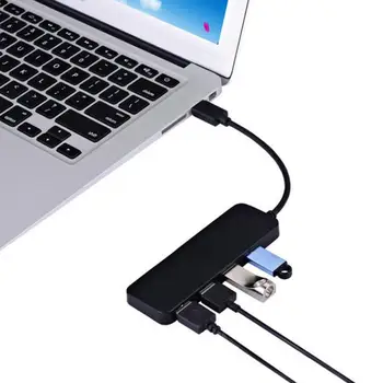 Ultra Slim 4 Port USB 3.0 Multi Data-Hub-Udvidelse Høj Gbps Splitter Adapter Til MacBook Hub Hastighed 5 PS3 Laptop USB-L3R4