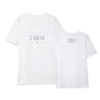 Nye koreanske Mode Kpop (G)I-DLE-jeg har Tillid til, Album Shirts Hip Hop Streetwear Løst Tøj, t-shirt T-Shirt Kort Ærme Toppe, T-shirt