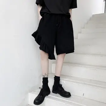UMI MAO Yamamoto Kaze Sommeren Design Pjusket Ben Shorts Mænd Trendy Personlighed Shorts Korte Masculino Streetwear Y2K