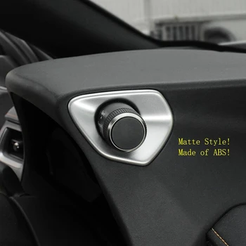 Betjeningspanel Kontrol indstillingsringen Dekoration Pailletter Dække Trim Fit for Lexus UX 200 250H 2019 2020 ABS Mat