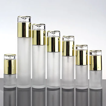 Glas kosmetiske emballage 80ml spray flaske, 80ml lotion glas pumpe flaske til salg