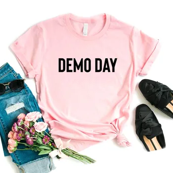 Demo Dag, Print Kvinder tshirt Bomuld Casual Sjove t-shirt i Gave Dame Yong Pige Top Tee R011