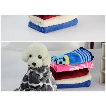Yzzldc Pet tæpper, dog måtter, hund bur måtter, non-slip plus fleece tæpper, varm fnug metode til bekæmpelse af forbrugsstoffer