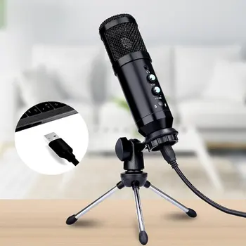 USB Kondensator Mikrofon, der er Professionel Nyre Vokal Studie Mikrofon Til Media Streaming Dubbing Spil Hjem Studios