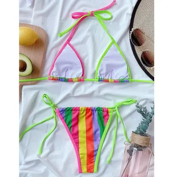 Stor Størrelse Badedragt 2021 Sexede Kvinder, Høj Talje Bikini Badetøj Kvindelige Bandage Bikini Sæt Biquini Badning Suit Kvinder