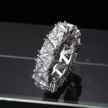 CAOSHI Mode Kvinders Crystal Ringe til Fest Fuld Skinnende Zirconia Bryllup Finger Ring Engagement Ceremoni Tilbehør Smykker
