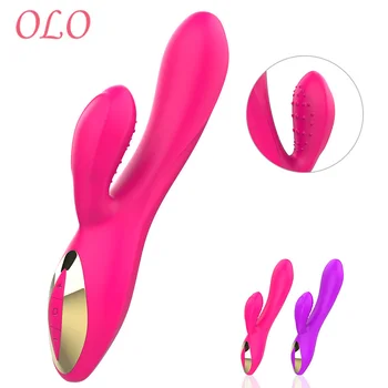 OLO Rabbit Vibrator Dildo Vibrator Klitoris Stimulator Sex Legetøj Til Woma 10 Speed Kraftfuldt Håndsex Voksen Produkter