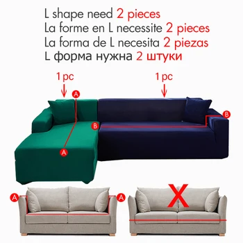 Geometriske sofa cover til Stue møbler, møbelstoffer snit sofa couch dækker for sofaer