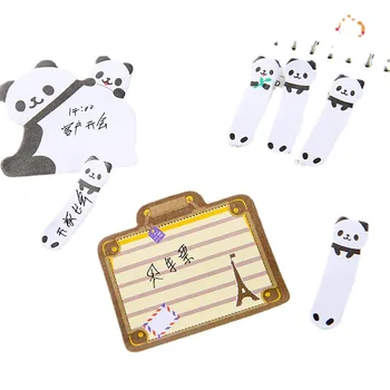 Søde Dyr Memo Puder Combo Sticky Note Tegnefilm Panda Bærbare Mini Instant Memo Pad Kawaii Papirvarer