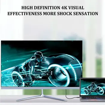 Dex Kabel til Samsung USB Type C-c til HDMI-kompatibel 4K HDTV TV, Kabel-Digital AV Adapter Omformere EUPlug Bundt 1 Mand-kvinde