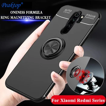 Ring Telefon Tilfældet For Xiao Redmi Note 8 7 5 6 Pro silikone Magnetiske Gummi Cover Til Redmi Bemærk, 8T 9A 9C 8A 7A 6A 5A 4A 4X 5 Plus