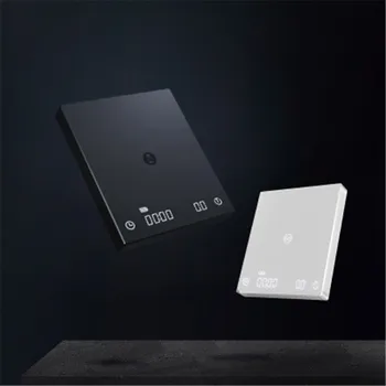Timemore Og Skala Timer med USB-Opladning Digitale Vægte Elektroniske KG/0,1 g Præcision Smart Køkken Skala Vandtæt