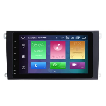 IPS 4GB 2 Din Android 10 Car Multimedia Afspiller Til Porsche Cayenne 2003 2004 2005 2006 2007 2008 2009 2010 GPS-Navigation, Radio