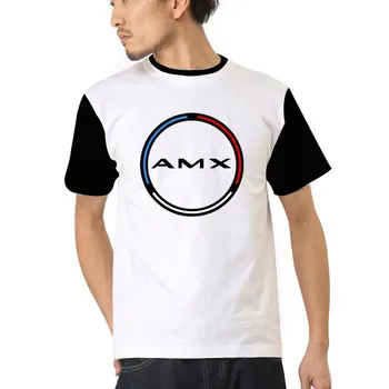 AMX 2 Overdimensionerede Herre t-shirt i Loose stor størrelse Tee Åndbar Quick-tørring tynd fashion brand streetwear