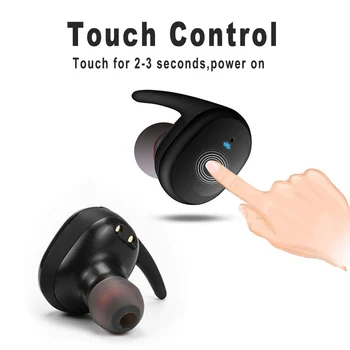 Y30 TWS Trådløse Bluetooth-5.0 Hovedtelefoner støjreducerende Headset 3D Stereo Lyd-Musik-I-Øret Øretelefoner til Android, IOS