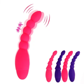 IKOKY 10 Speed Prostata Massage Vibrator Anal Plug Anal Bead Sex Legetøj til Kvinder, Mænd Butt Plug Vaginal Stimulator