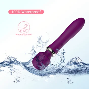 G Spot Dildo Vibrator 10 Vibrere Tilstande Kraftfulde AV Wand Massager Adult Sex Toy for kvindens Klitoris Stimulere Kvindelige Dildo Erotisk Legetøj