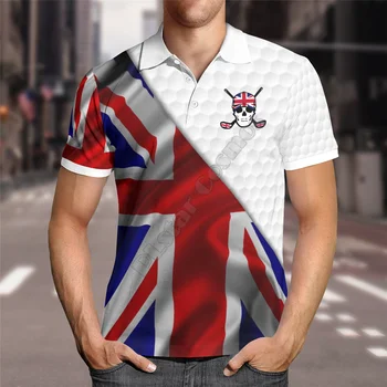 Hawaii Polo Shirt Tyskland Flag 3D-over print Polo Shirt Mænd for Kvinder kortærmet Sommer T-shirt