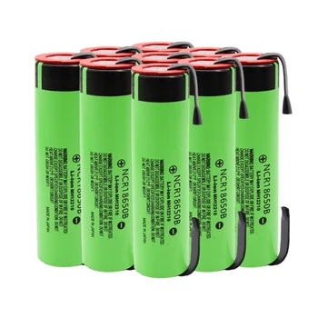 2021 Nye Originale 18650 Batteri NCR18650B 3,7 V 3400mah 18650 Genopladeligt Lithium Batteri Svejsning Nikkel Ark batterier