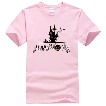 Vintage Mænd, Design Happy Halloween Grafisk T-Shirt Mænd Halloween Humoristisk Tees Top