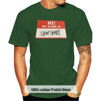 Vtg Oprindelige Eminem Slim Shady T-Shirt Album Promo Officielle Autentisk Merch XL Print T-Shirt Mænd Sommeren Style Fashion top tee