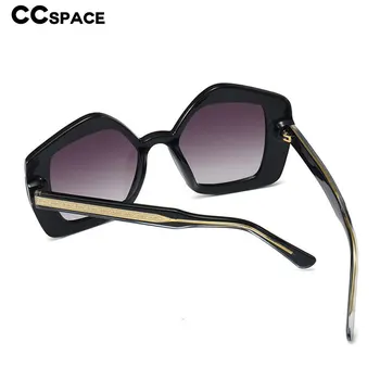 48213 Polygon Goggle Solbriller Personlighed Mænd Kvinder Fashion Nuancer Uv400 Vintage Briller