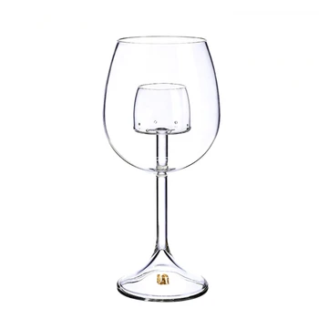 Stemless Beluftning vinglas Glas, Molekylær Gastronomi Bar Bartender Øl R2JC