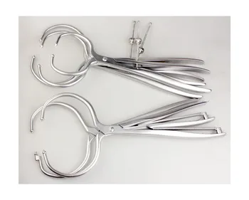 Ortopædisk instrument medicinsk tibial plateau reduktion forcep ring type med hul guider stærkt pres for store ben Fastspænding AO
