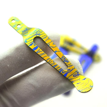 Nye Titanium Legering Kniv Tilbage Klip Folde Knive Lomme Klip For Rick Hinderer xm18/xm21/ZT 0055