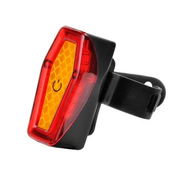 Cykel baglygte USB-Genopladelige LED-baglygte på Cykel Tilbehør Cykling Sikkerhed advarselslampen for Natten Riding